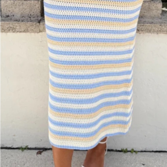 Romance halter knit midi dress!!! Exceptional quality!!!! Stunning! NWT! S! - Picture 5 of 5